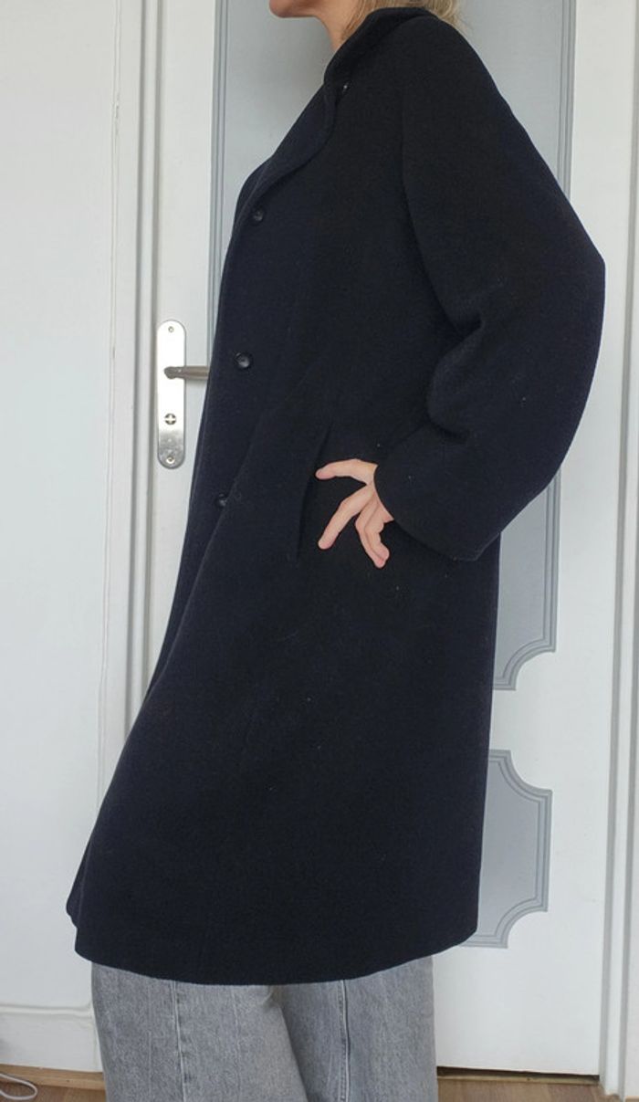 Manteau long noir Max Mara taille 40 - photo numéro 2