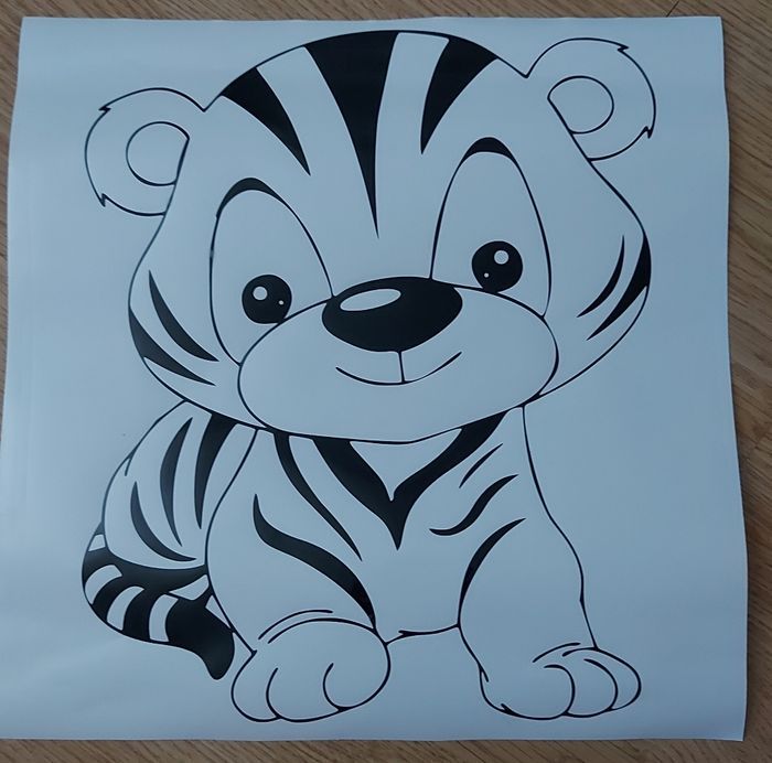 Stickers Tigre Neuf jamais mis