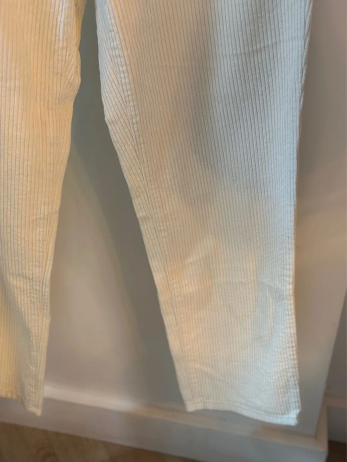 Pantalon velours côtelé écru taille 38 - La Petite Étoile Paris - photo numéro 8