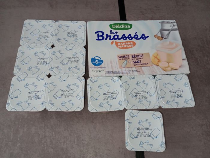 Dessert bébé Les Brassés à partir de 6 mois