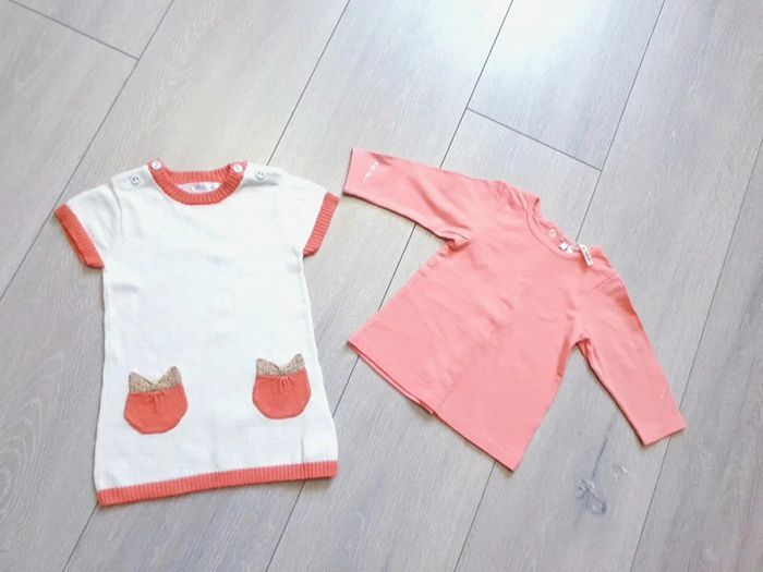 Ensemble 2 pièces. Fille 3 mois. Marque Kitchoun/ Orchestra