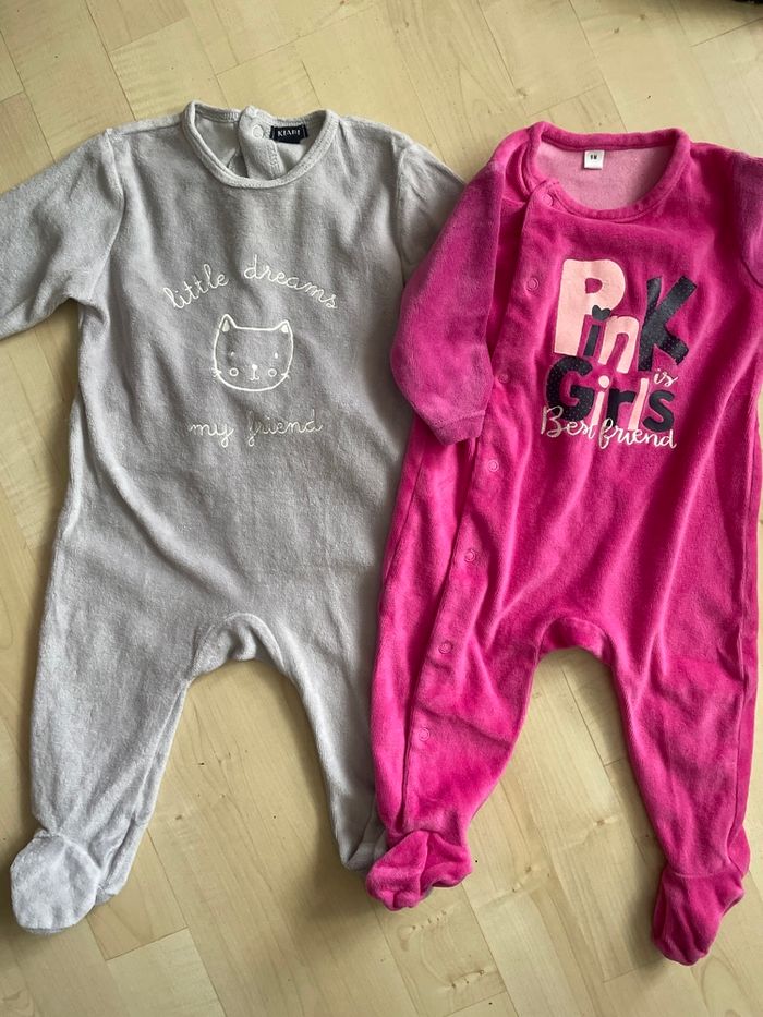 Lot de 2 pyjamas 9 mois Kiabi