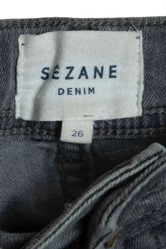Jean slim gris anthracite – Sézane Denim – Taille 36 - photo numéro 8