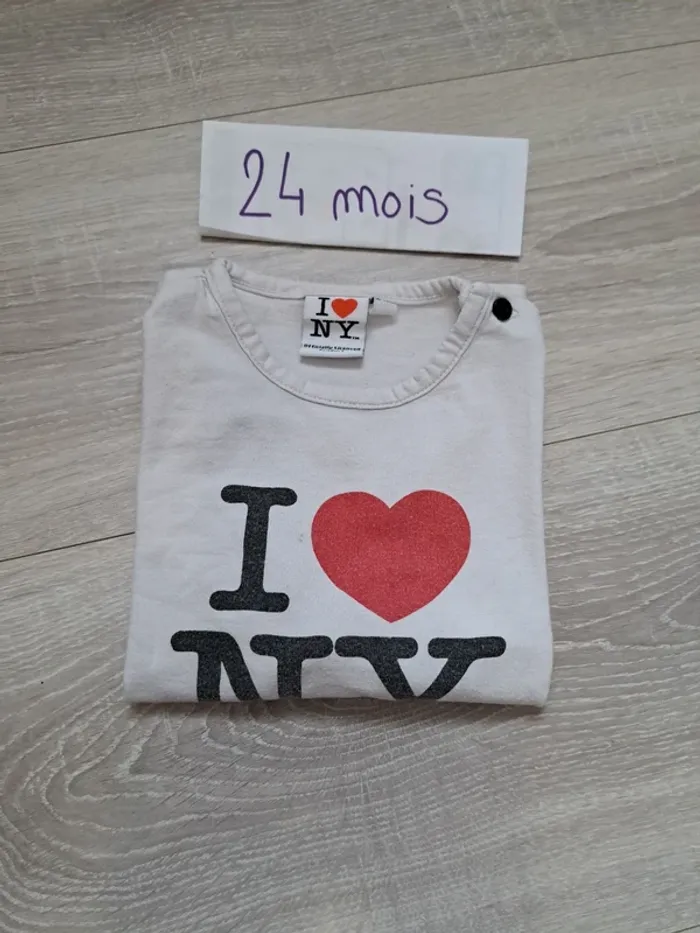 T-shirt manches longues 24 mois - photo numéro 3