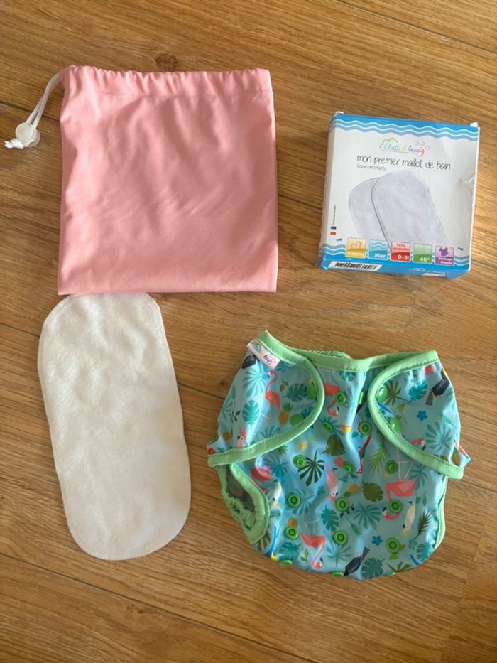 Lot Eliott et loup Mon premier maillot de bain 0-3 ans
