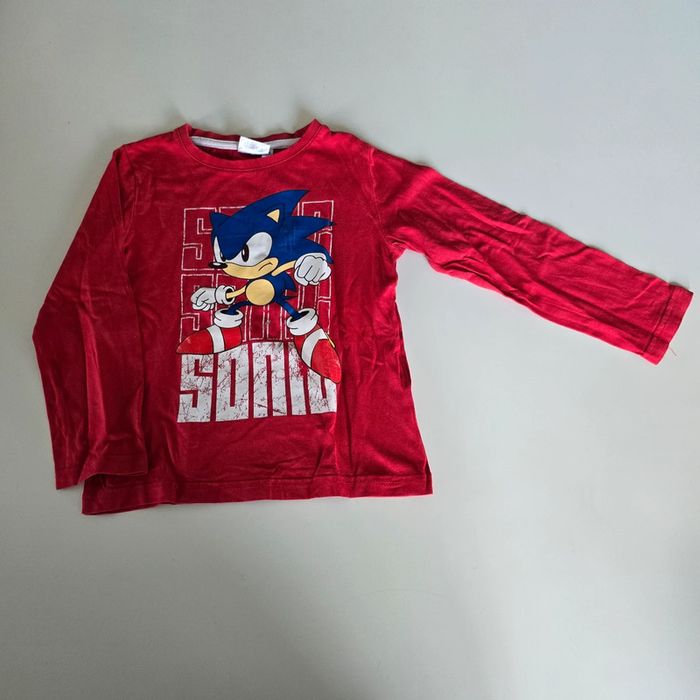 T-shirt manches longues - Sonic- 6 ans