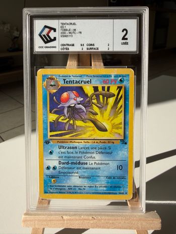 Tentacruel 44/62 | Édition 1 | CCC 2 | Carte Pokémon Fossile FR