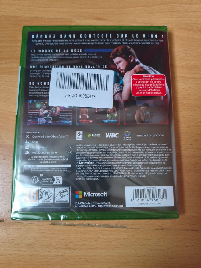 Undisputed Xbox Series X - photo numéro 2