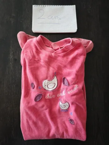 Pyjama rose velour
