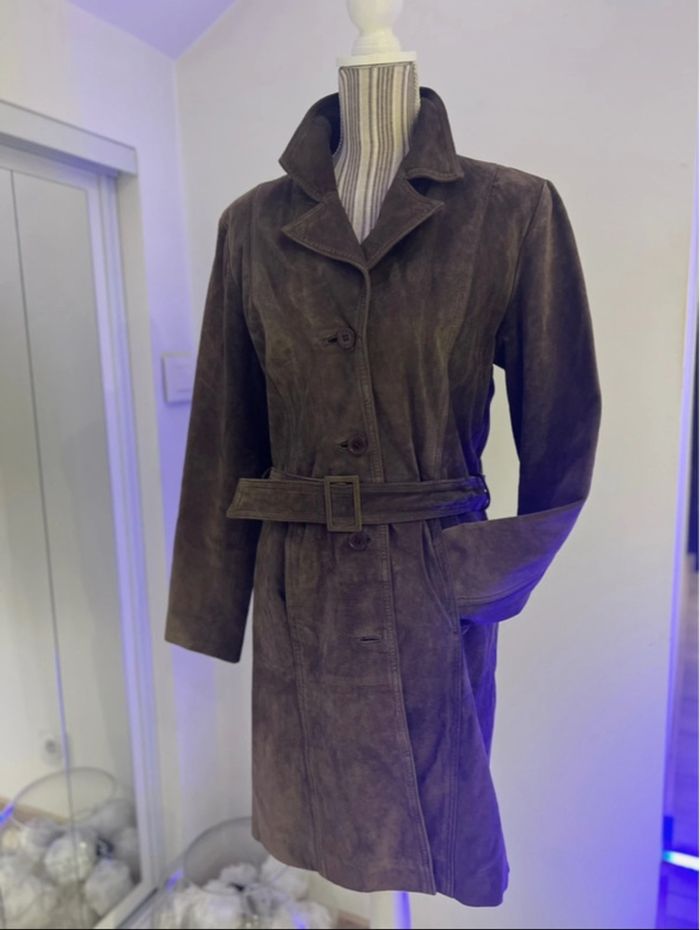 Trench en cuir - photo numéro 3
