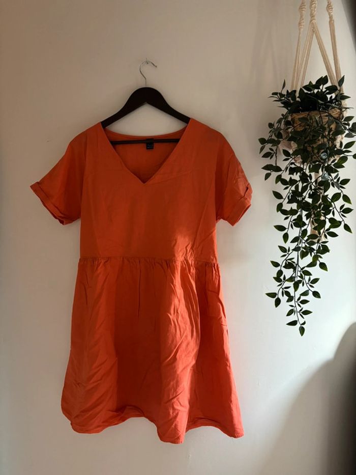 Robe orange fluide - Shein - Taille L