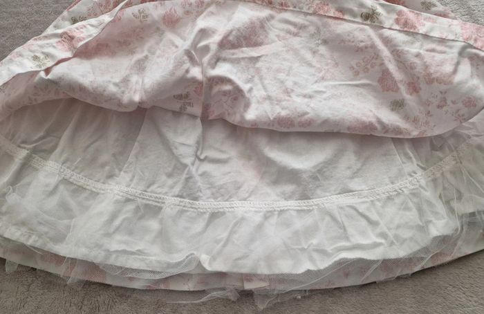Ensemble 5p (robe, t-shirt, gilet, chapeau) blanc & rose papillons - 12M - Sergent Major (BE) - photo numéro 4