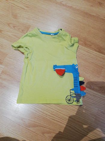 Tee-shirt croco vélo 3 ans