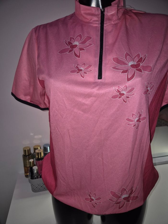 Maillot cyclisme rose - photo numéro 5