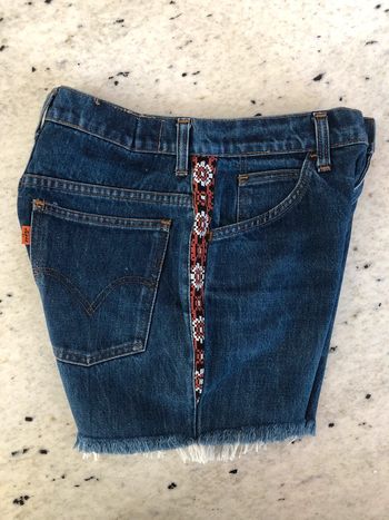 Short en jean Lévis custom XS/S