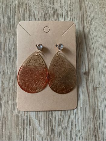 Boucles d’oreilles dorées