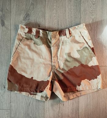 Short gao pantalon court camouflage militaire sable félin