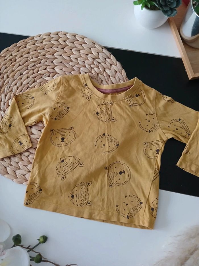Haut à motifs garçon Taille 12 mois🌿🦁 - photo numéro 2