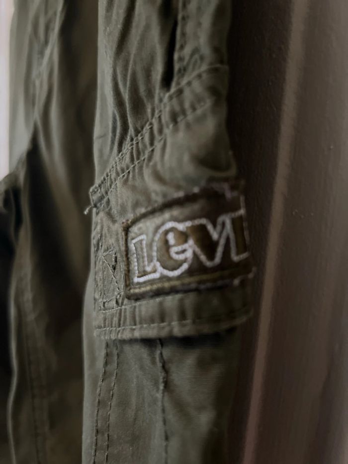 Bermuda cargo kaki toile légère 10 ans - Levi's - photo numéro 2