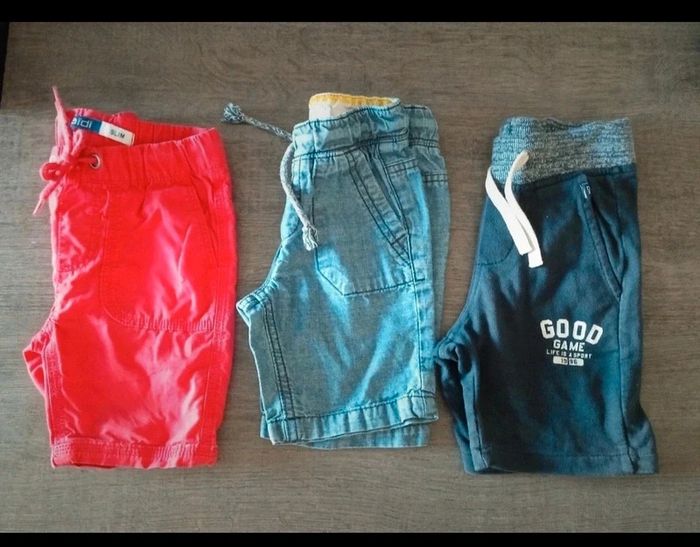Lots de 3 shorts garçon