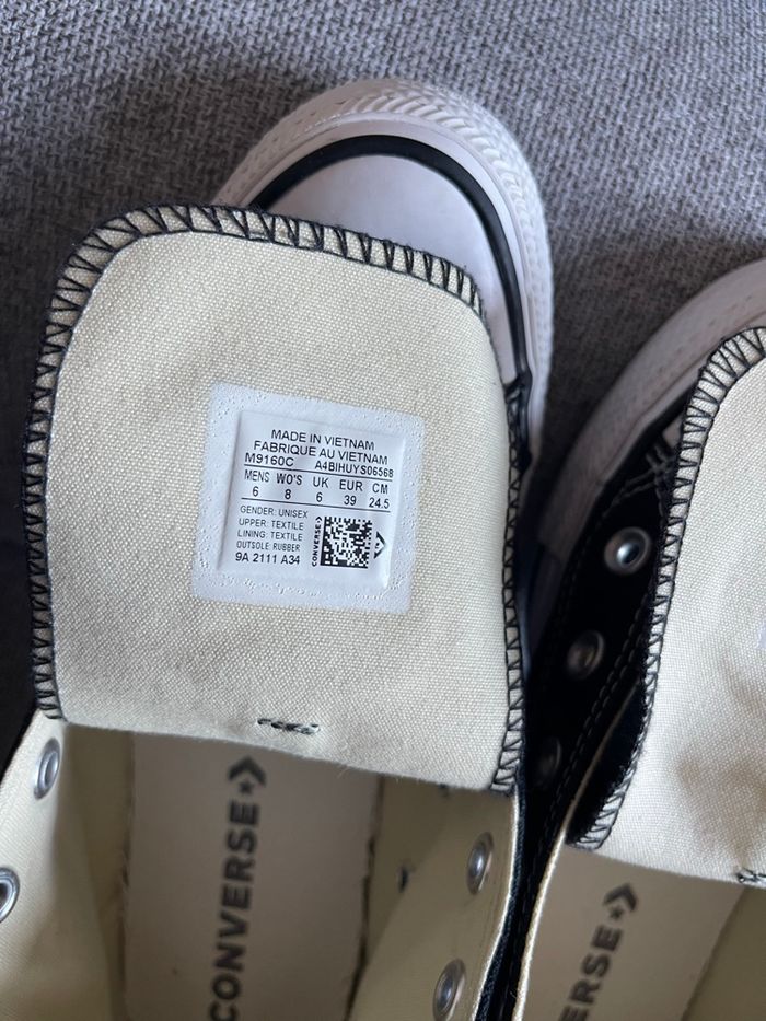 Converse noire 39 en excellent état - photo numéro 9