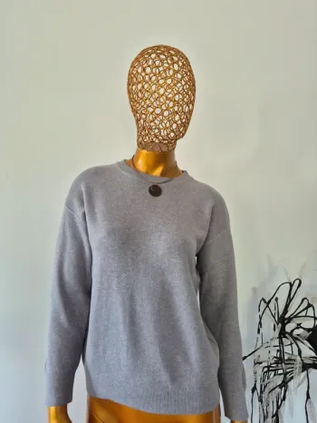 Pull Gris Femme Taille Unique