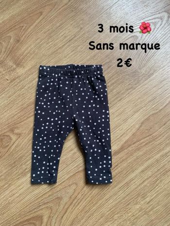 Legging 🌺 3 mois 🌺 Sans marque
