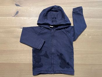 Gilet zippé bleu marine Disney 23 mois