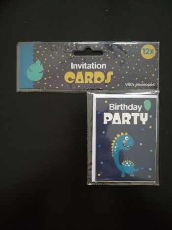Cartes d invitation x 3.