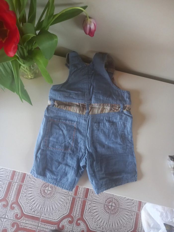 Salopette jeans + chemise assortie 24 mois - photo numéro 8