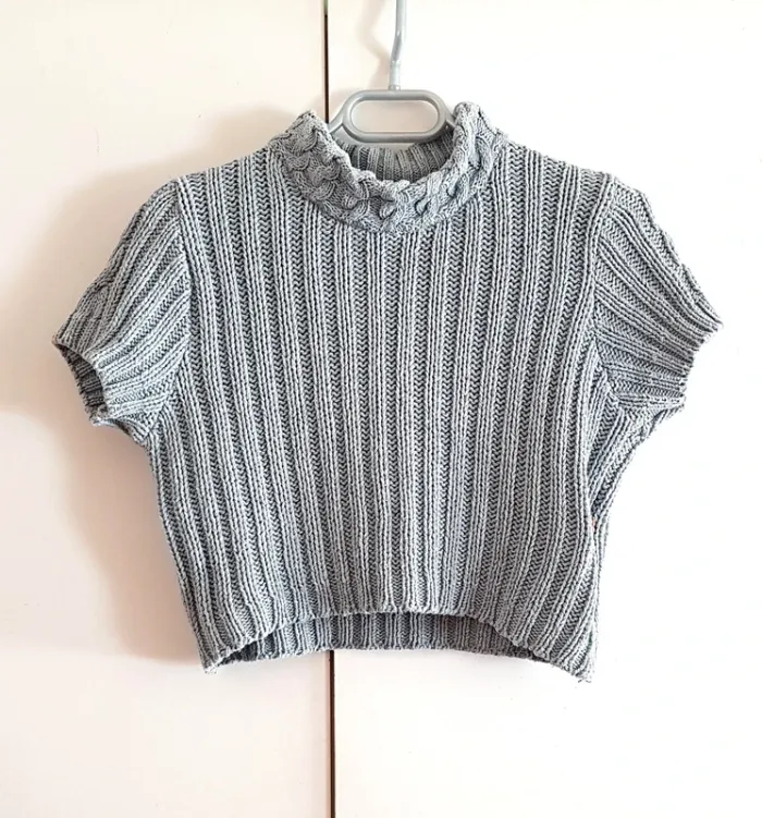 Top croc en maille taille 1