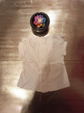 T-shirt coton bio 1 mois