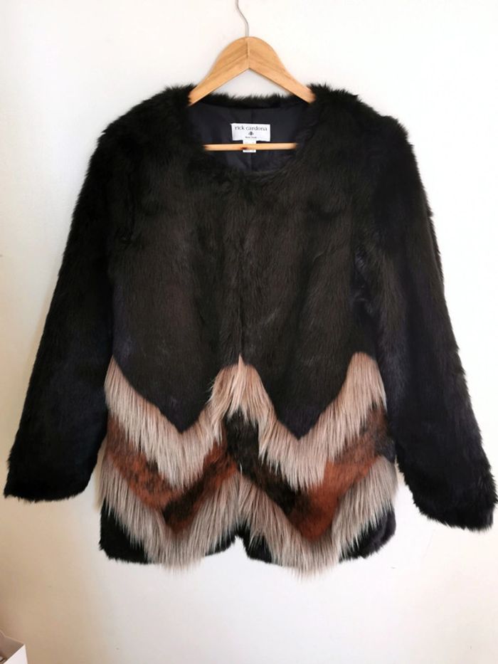 Sublime Manteau en fourrure Rick Cardona Helline taille L 40 - photo numéro 2