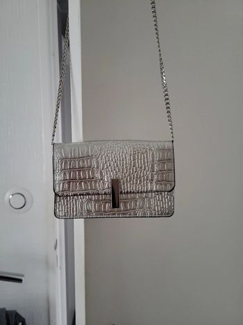 Sac argenté de soirée H&M tbe