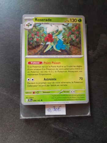 Carte Pokémon Roserade 9/162