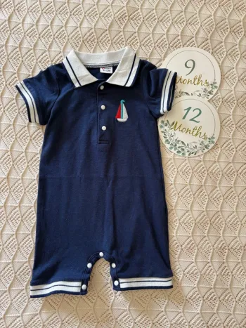 Combishort 9/12 mois