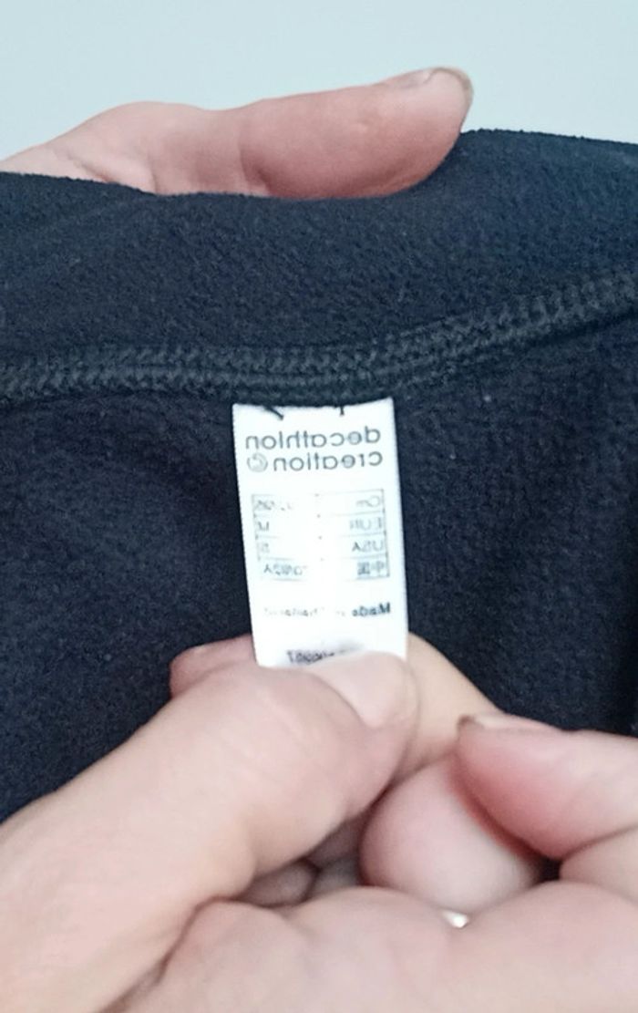 Pull polaire noir Quechua - photo numéro 7