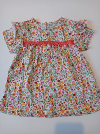 Tunique fleuri 12 mois.
