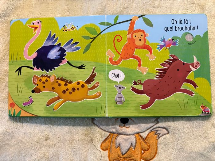 Livre sonore et à toucher usborne sam taplin ne chatouille pas le singe - photo numéro 5