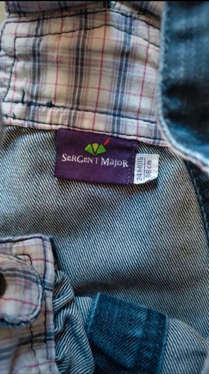 Robe été jean à bretelles 24M - photo numéro 2