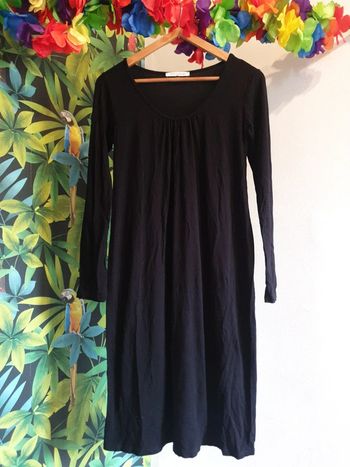 Robe longue mi-saison maternité