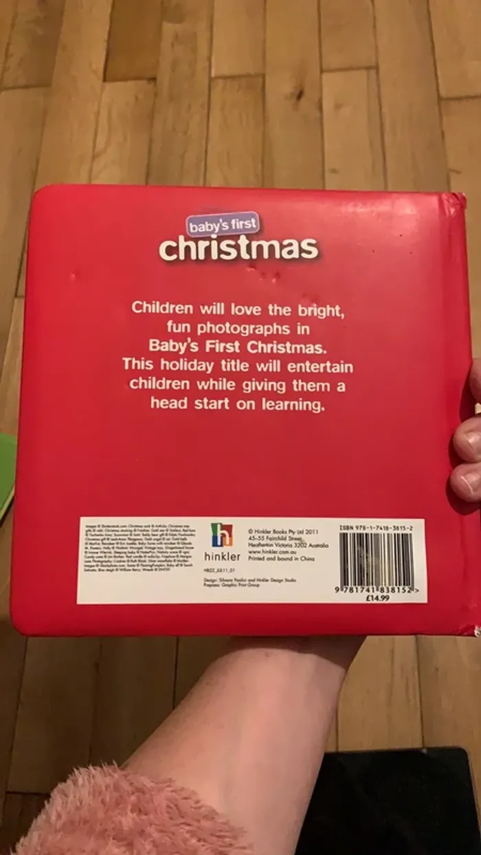 Livre baby first christmas - photo numéro 2