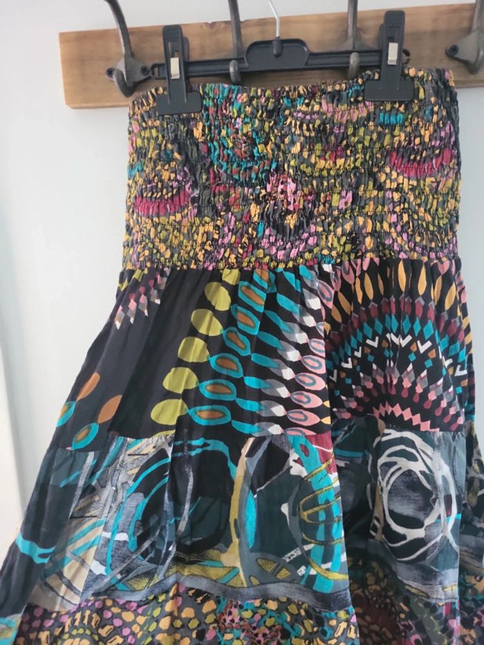 Robe été dos nu multicolore 36 38 - photo numéro 2