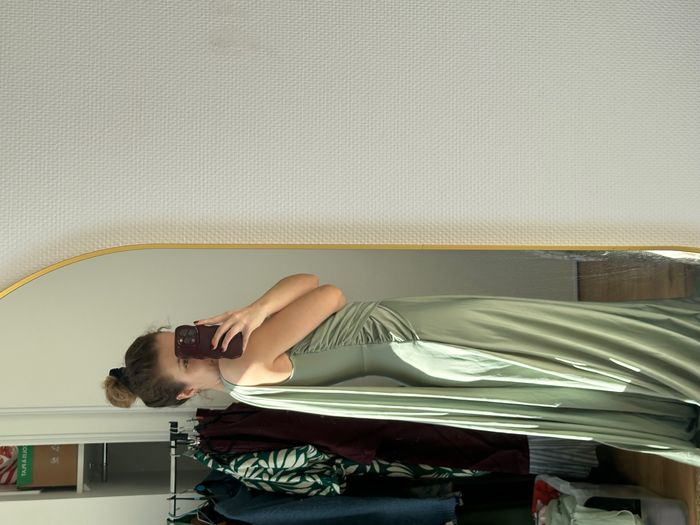 Robe longue avec drapée - photo numéro 4