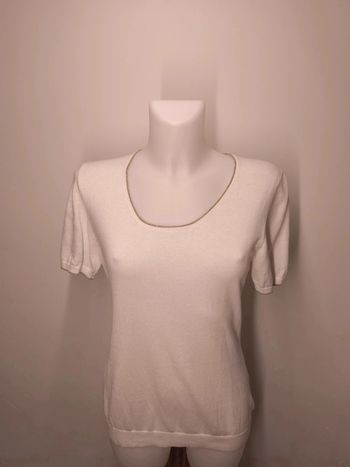 T-shirt Alberto Bini Femme Taille 4 Blanc