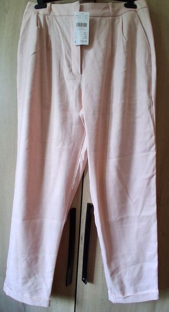 Pantallon lin femme