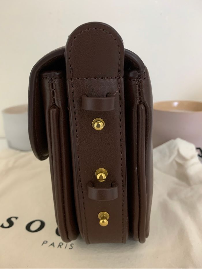 Sac Sœur Bellissima – Cuir marron – Neuf avec étiquette - photo numéro 5