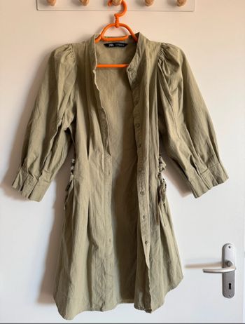 Robe courte kaki - Zara