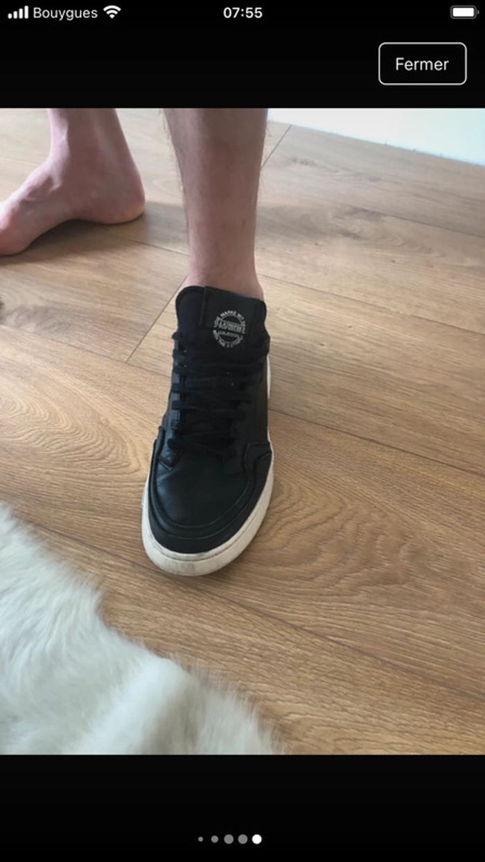 Baskets homme en cuir Adidas