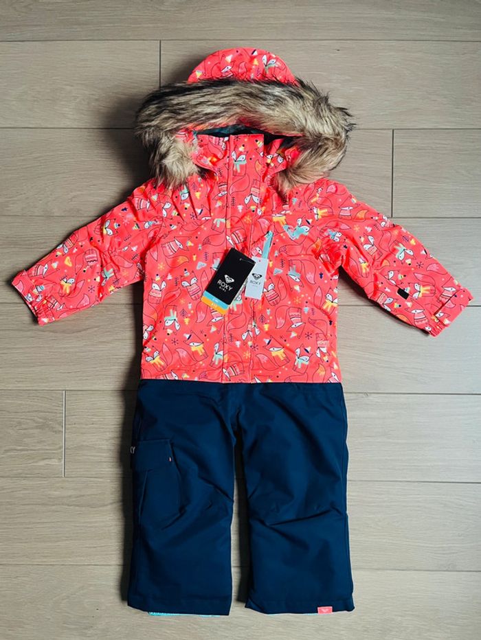 Combinaison de snowboard/ski DryFlight® 10K avec doublure en micro polaire Roxy T-2 ans - photo numéro 3